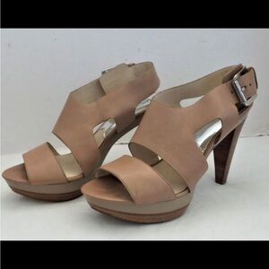 Michael Kors Tan Strappy Heels